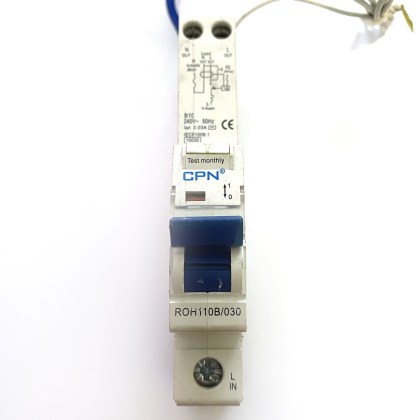 CPN Cudis ROH110B/030 B10 10A 10 Amp 30mA RCBO Circuit Breaker Type AC